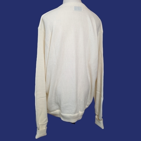Vintage 90s Izod Crest Knit Cardigan Sweater Old Money - Picture 4 of 13